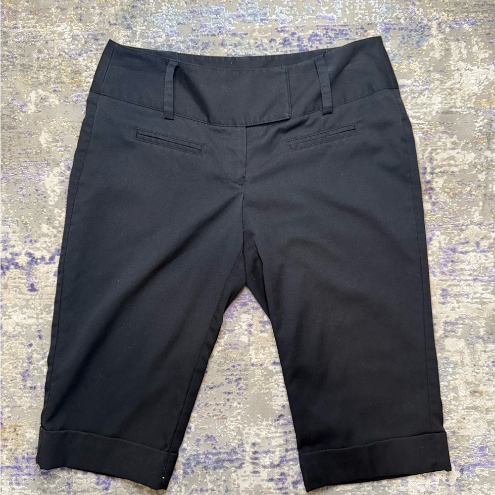 Y2K vintage Star City Black Capri Pants